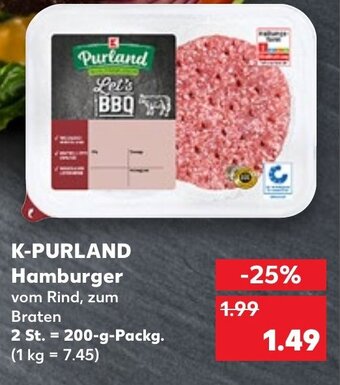Kaufland DE K-Purland Hamburger tilbud