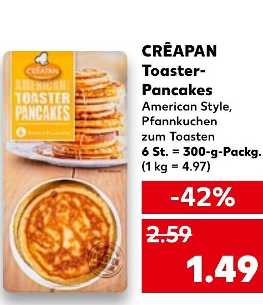 Crêapan ToasterPancakes tilbud hos Kaufland