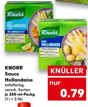 Kaufland Knorr Sauce Hollandaise tilbud