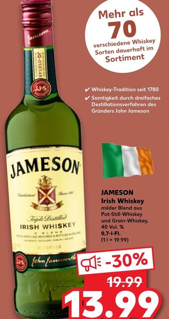 Kaufland DE Jameson Irish Whiskey tilbud