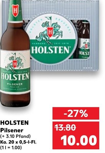 Kaufland Holsten Pilsener tilbud