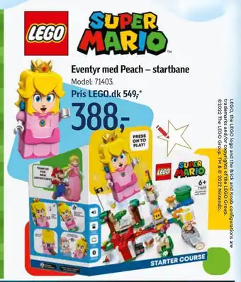 Eventyr med peach - startbane