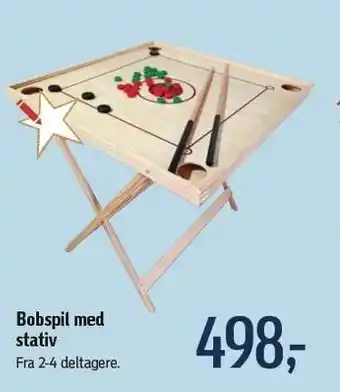 Bobspil m. stativ