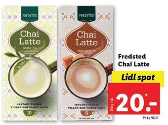 Fredsted chai latte