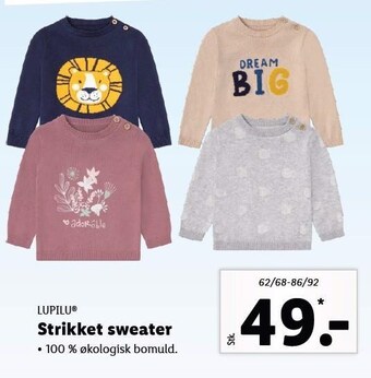 Lidl Strikket sweater tilbud
