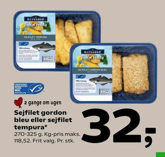 Coop 365 Sejfilet gordon bleu eller sejfilet tempura tilbud