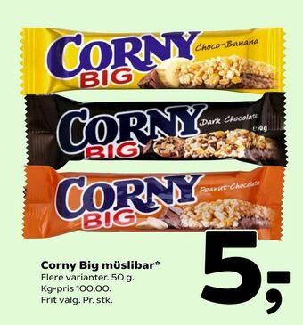 Coop 365 Corny Big müslibar tilbud
