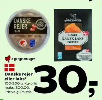 Coop 365 Danske rejer eller laks tilbud