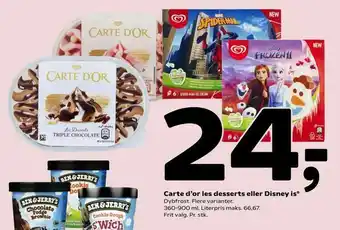 Coop 365 Carte d'or les desserts eller Disney is tilbud