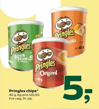 Coop 365 Pringles chips tilbud