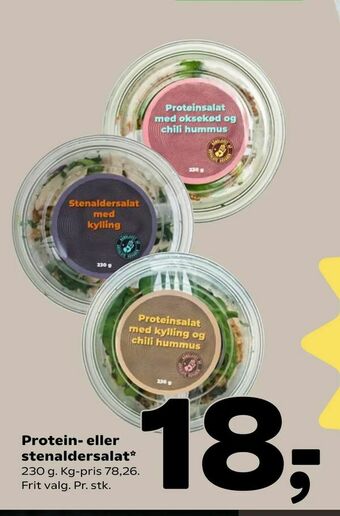 Protein- eller stenaldersalat