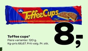 Toffee cups