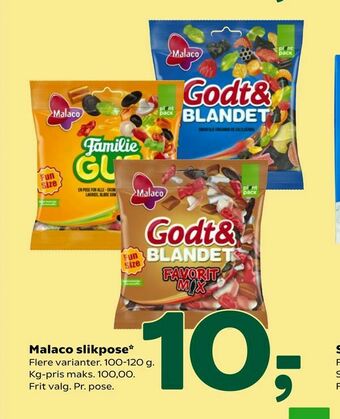 Coop 365 Malaco slikpose tilbud
