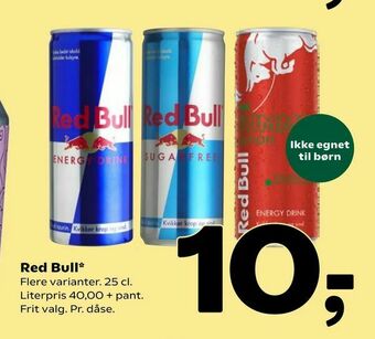 Coop 365 Red Bull tilbud