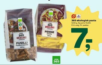 Coop 365 365 økologisk pasta tilbud