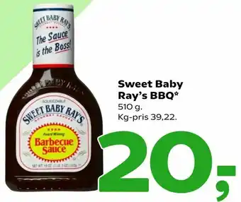 Coop 365 Sweet Baby Ray's BBQ tilbud