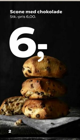 Coop 365 Scone med chokolade tilbud