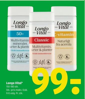 Coop 365 Longo vital tilbud