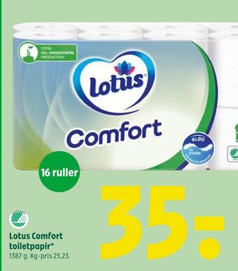 Coop 365 Lotus comfort toiletpapir tilbud