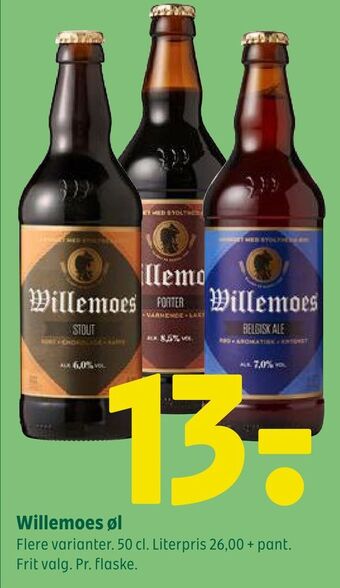 Coop 365 Willemoes øl tilbud