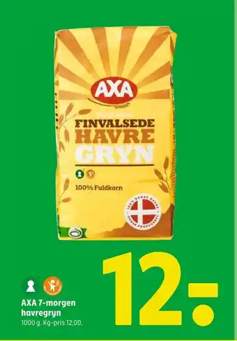 Coop 365 Axa 7-morgen havregryn tilbud