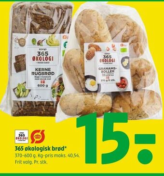 Coop 365 365 økologisk brød tilbud