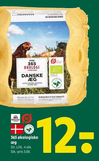 Coop 365 365 økologiske æg tilbud