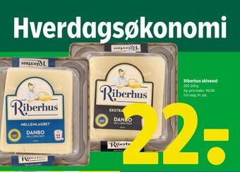 Coop 365 Riberhus skiveost tilbud