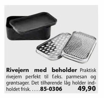 Rivejern med beholder