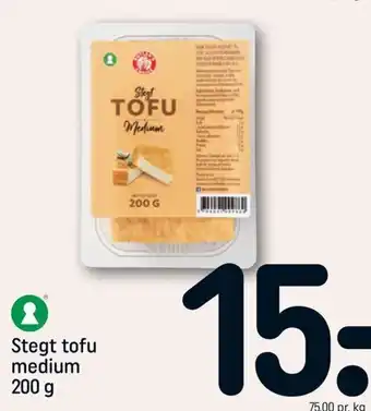 REMA 1000 Stegt Tofu Medium 200g tilbud