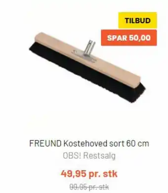 Freund Kostehoved sort 60 cm