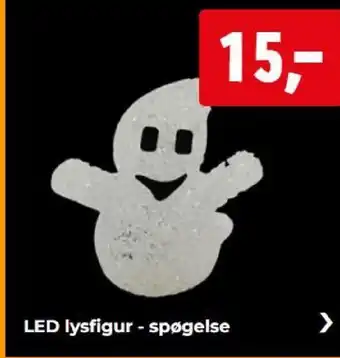 jem & fix LED Lysfigur- Spøgelse tilbud