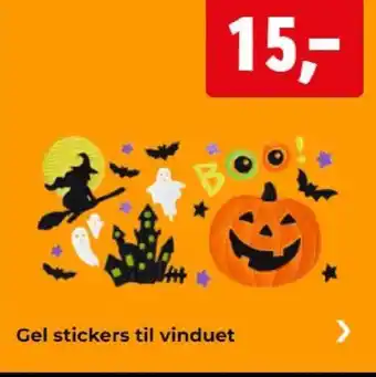 jem & fix Gel Sticker til Vinduet tilbud