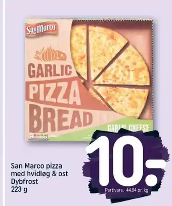San Marco pizza med hvidløg & ost Dybfrost 223g