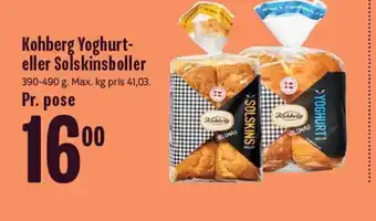 Min Købmand Kohberg Yoghurt eller Solskinsboller tilbud