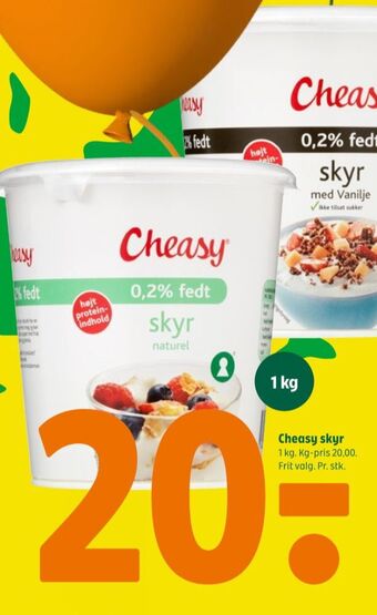 Coop 365 Cheasy skyr vanilje 0,2% tilbud