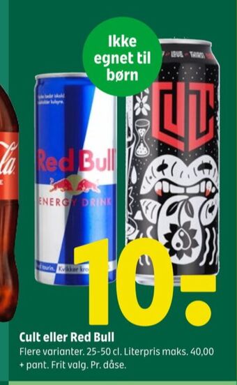 Coop 365 Red bull energidrik tilbud