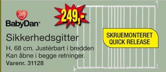 Harald Nyborg Babydan sikkerhedsgitter tilbud