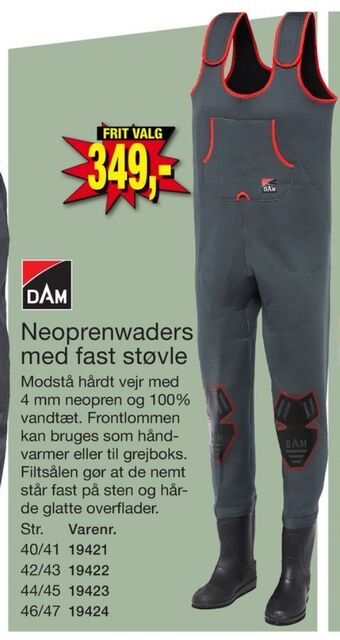 Harald Nyborg Dam waders tilbud