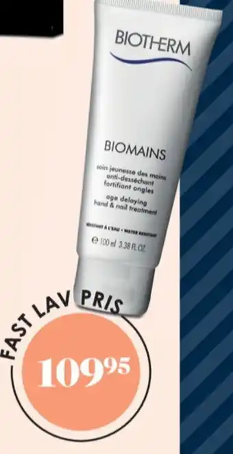 Matas Biotherm håndcreme tilbud