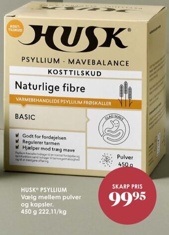 Matas Husk kosttilskud tilbud