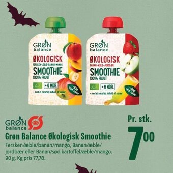 Min Købmand Grøn Balance Økologisk Smoothie tilbud