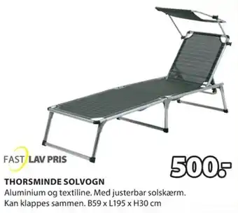 JYSK Thorsminde Solvogn tilbud