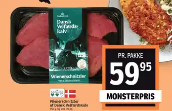 SPAR Wienerschnitzler af Dansk Velfærdskalv tilbud