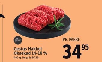 SPAR Gestus Hakket Oksekød 14-18% tilbud