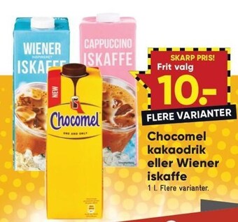 Bilka Chocomel kakaodrik el. wiener iskaffe tilbud
