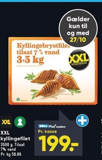 Bilka Xxl kyllingefilet tilbud