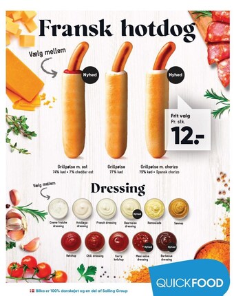 Bilka Fransk hotdog tilbud
