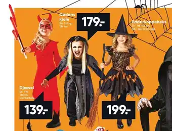 Bilka Halloween udklædning til børn tilbud
