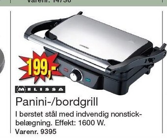 Harald Nyborg Panini-/bordgrill tilbud